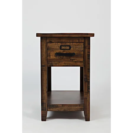 One Drawer Chairside Table